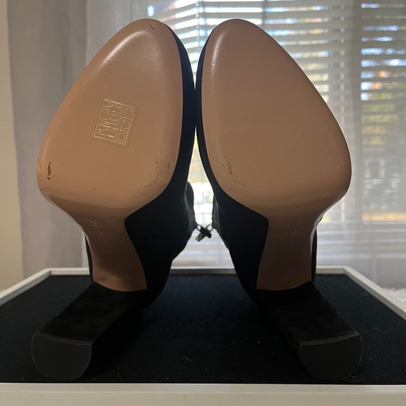 Gianvito Rossi Suede Brook Platform Ankle Boots.  Black. Size EU 39 US 9 - Picture 12 of 16